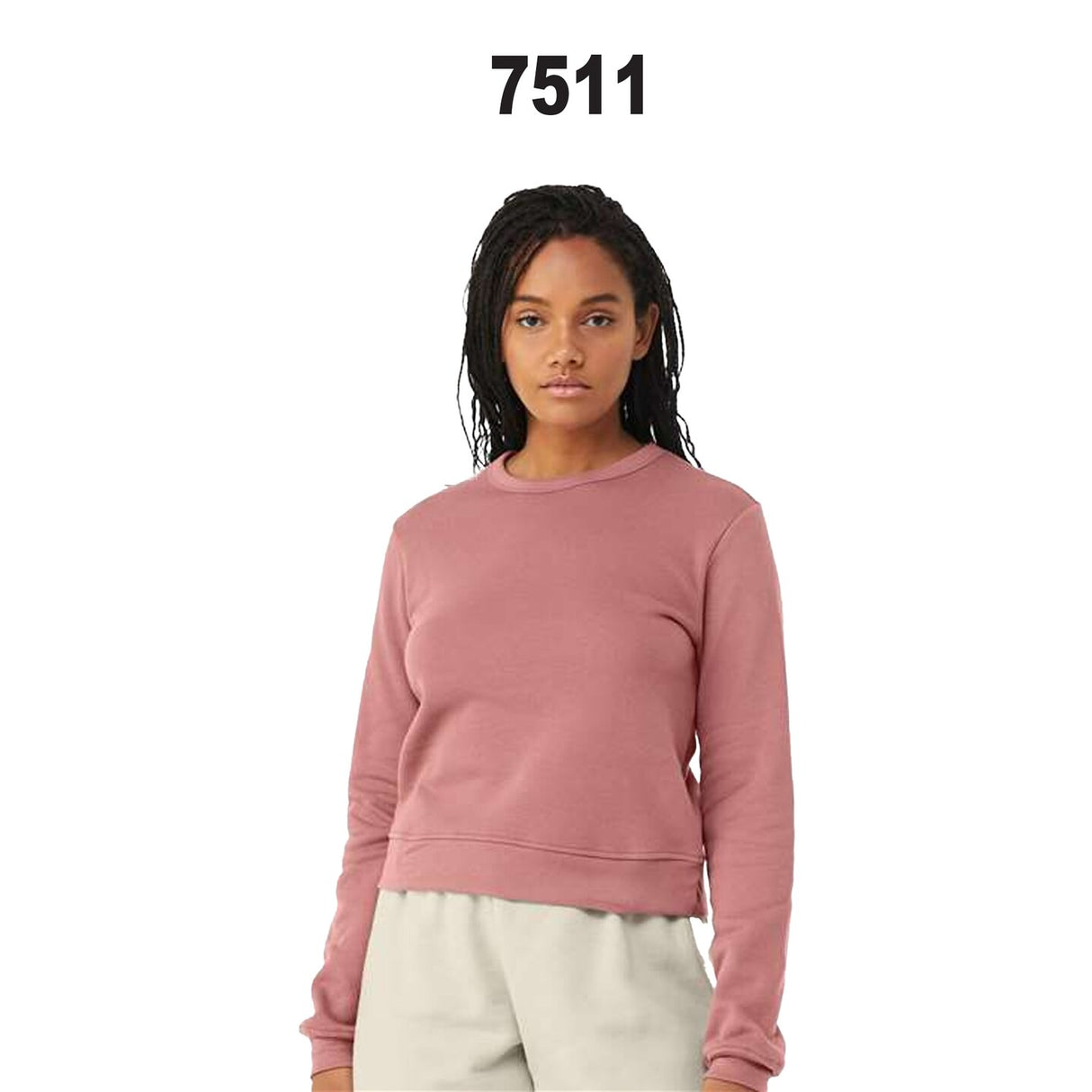 BELLA + CANVAS® Women's Sponge Fleece Classic Crewneck Sweatshirt