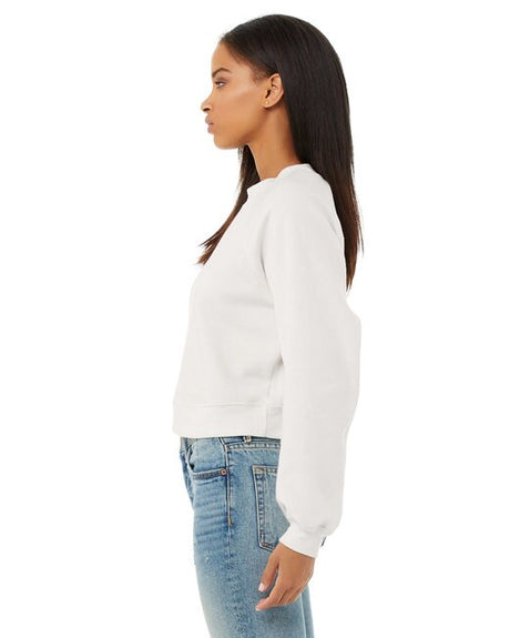 Image 1: Bella Canvas Women's Raglan Long Sleeve Pullover FleeceImage 2: Women's raglan sleeve fleece sweatshirt designImage 3: Soft fleece pullover for casual women's wearImage 4: Premium Bella Canvas blank sweatshirtImage 5: Lightweight long sleeve layering topImage 6: Comfortable women's fleece apparel