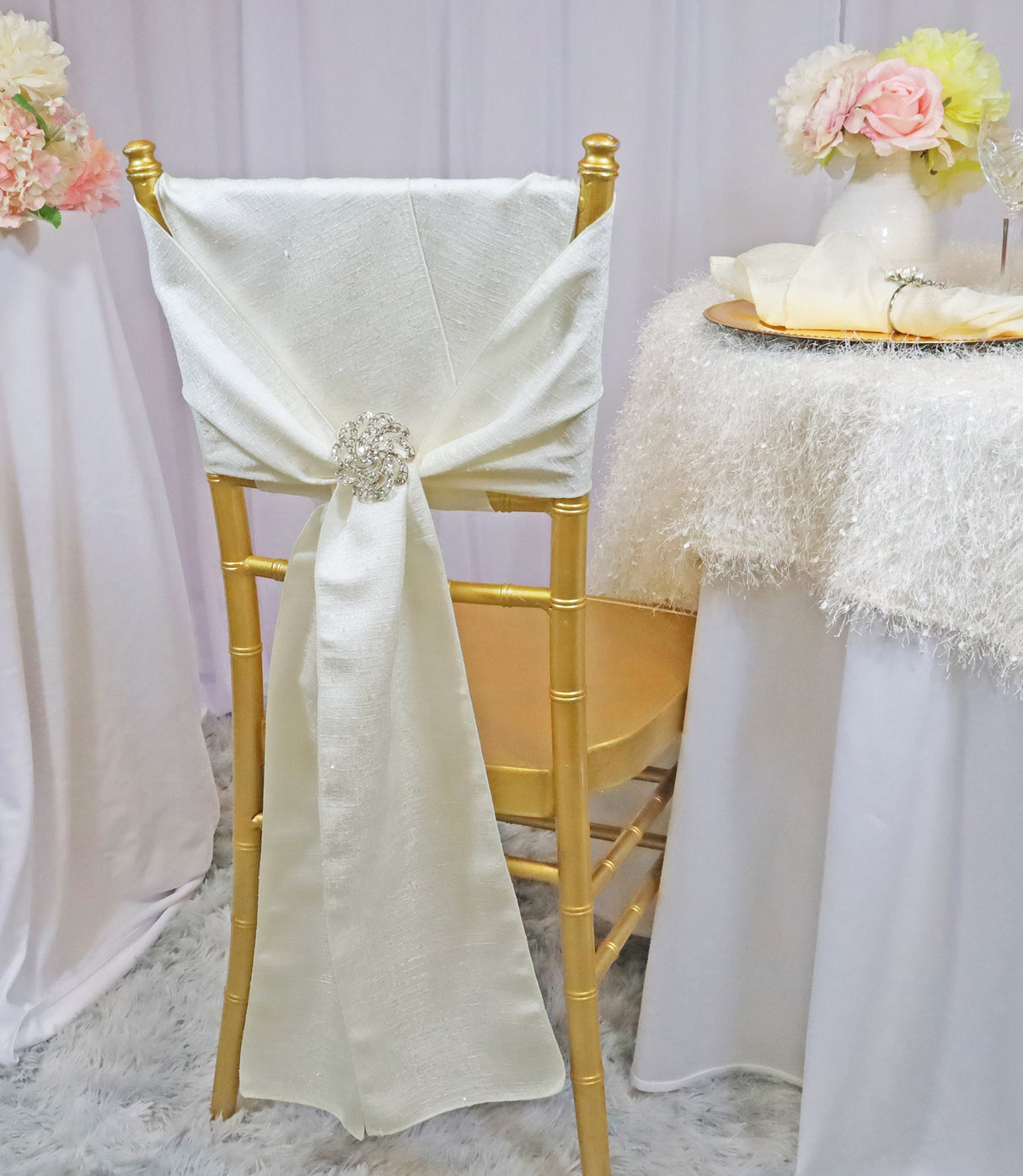 Sequin Paillette Chair Sashes