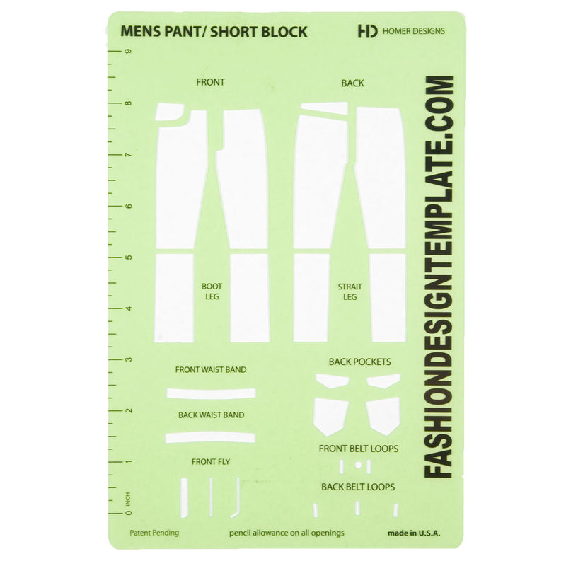 Men's Pant/Short Template