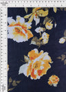 1 Yard High Multi Chiffon Floral Print Woven Fabric Lightweight Sheer Drapery 57/58" Width
