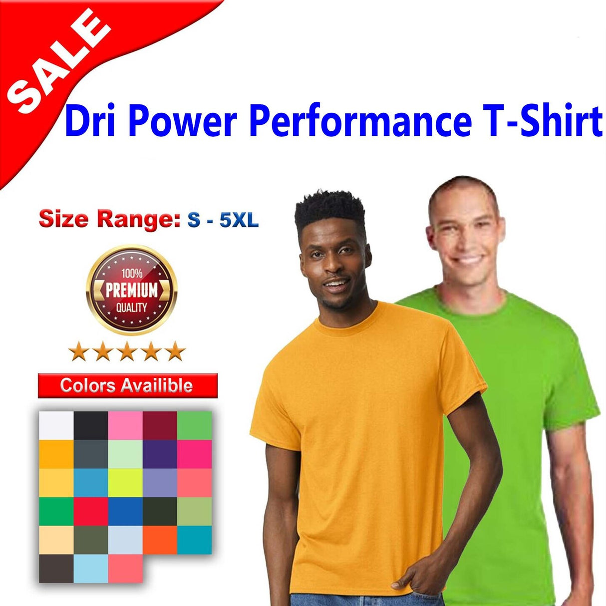 JERZEES® - Dri-Power Short Sleeve Crewneck Performance T-Shirt