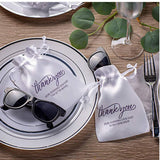 Mini Personalized Thank You Drawstring Bags with Sunglasses Kit for 24
