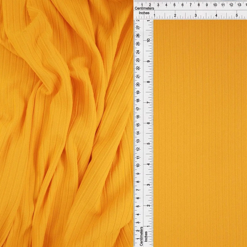 1 Yard Soft Rib Knit Fabric 8x3 Rib, 58/60" Width, Ideal for Apparel & DIY