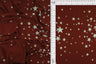 Brushed Star Print Stretch Knit