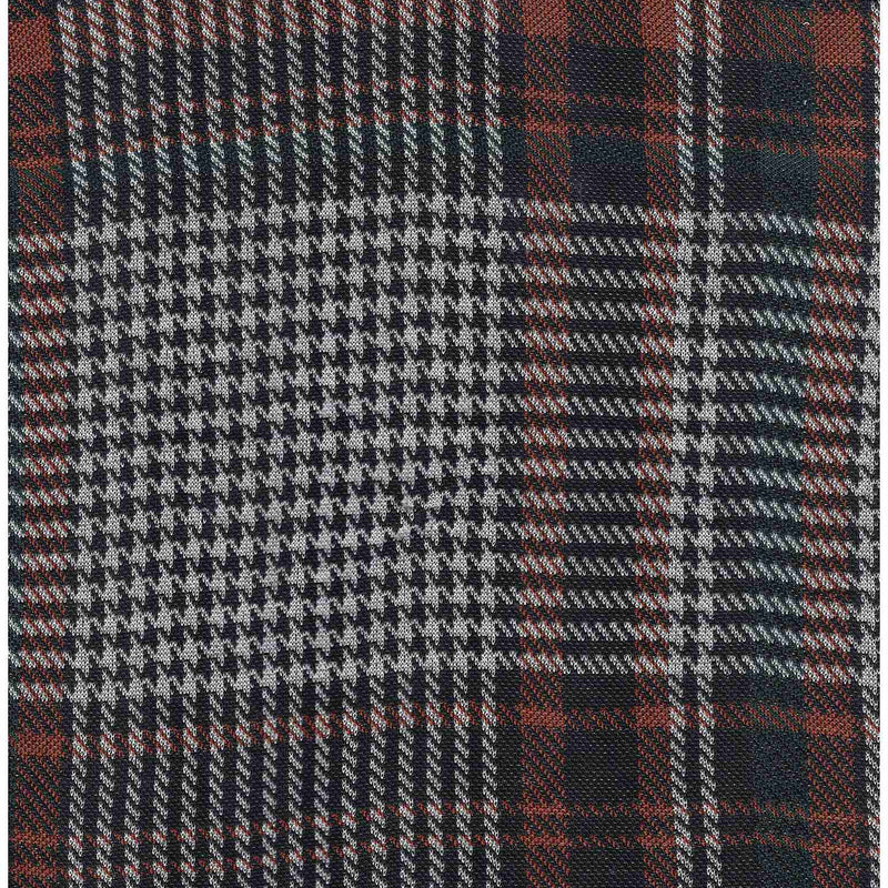Double Knit Jacquard Plaid Fabric Stretch Polyester Rayon Spandex 58/60 Inches Wide