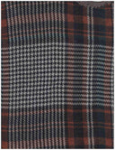 1 Yard 58/60" Double Knit Jacquard Plaid Fabric 90% Polyester 9% Rayon 1% Spandex 230 GSM