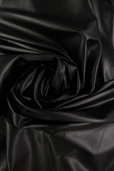 PU Pleather Stretch Knit Fabric