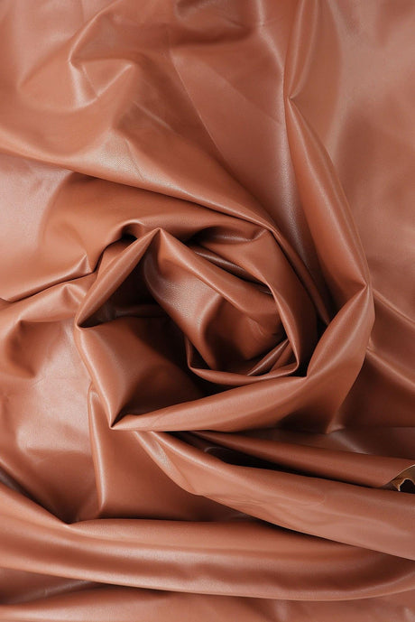 PU Pleather Stretch Knit Fabric