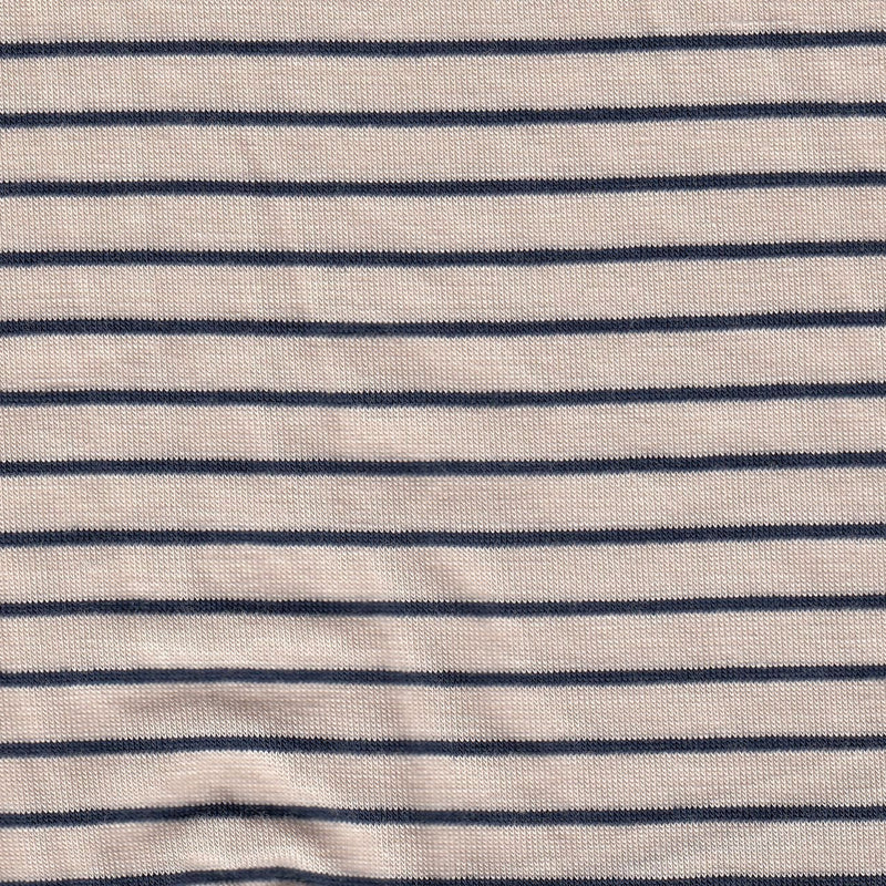 Striped Rayon Spandex Jersey Knit