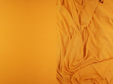 Matte Satin Stretch Knit Yellow Amber
