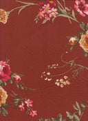 1 Yard Floral Print DTY Brushed Knit Fabric Soft Stretch Polyester Spandex 58/60 Inches Wide