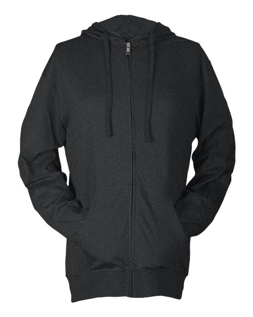 Beach Full-Zip Hooded Long Sleeve T-Shirt