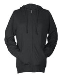 Unisex Beach Full-Zip Hooded Long Sleeve T-Shirt