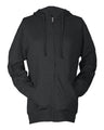 Tultex Unisex Beach Full-Zip Hooded Long Sleeve T-Shirt