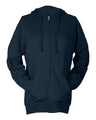 Tultex Unisex Beach Full-Zip Hooded Long Sleeve T-Shirt