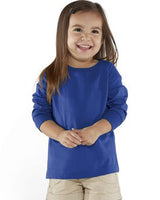 RADYAN® Toddler Crew Neck Long-Sleeve Fine Jersey T-Shirt - 3302