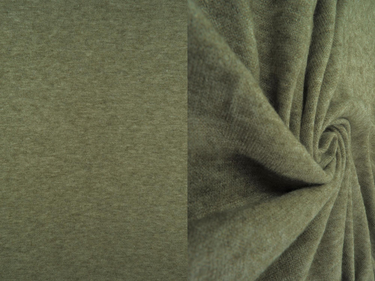 Sweater Knit Two-Tone Solid Fabric