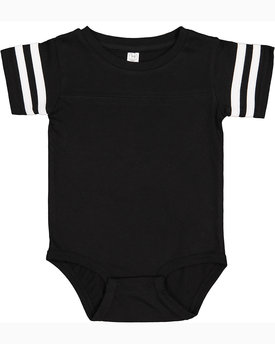 Rabbit Skins® Infant Football Classic Crew Neck Short Sleeve Bodysuit