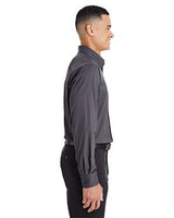 Devon & Jones® CrownLux Performance Men's Tonal Mini Check Woven Shirt