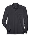 CORE® Adult Pinnacle Performance Long-Sleeve Piqué Polo with Pocket