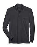 CORE® Adult Pinnacle Performance Long-Sleeve Piqué Polo with Pocket