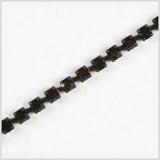Jet Black Metal & Czech Rhinestone
