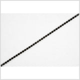 Jet Black Metal & Czech Rhinestone