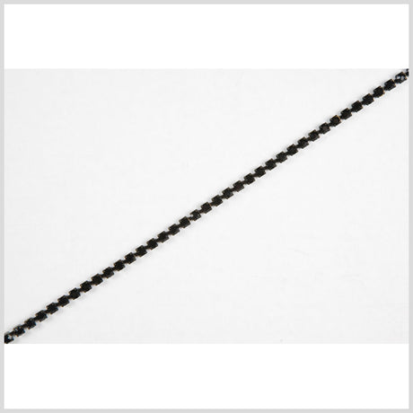 Jet Black Metal & Czech Rhinestone
