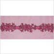 2.5" Hot Pink Fancy Beaded Rhinestone Trim