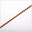 Siam/Gold Metal & Czech Rhinestone