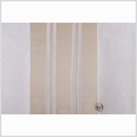 Cream Stripes Tone on Tone