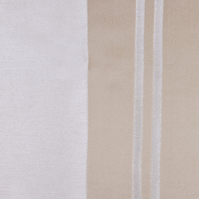 Cream Stripes Tone on Tone