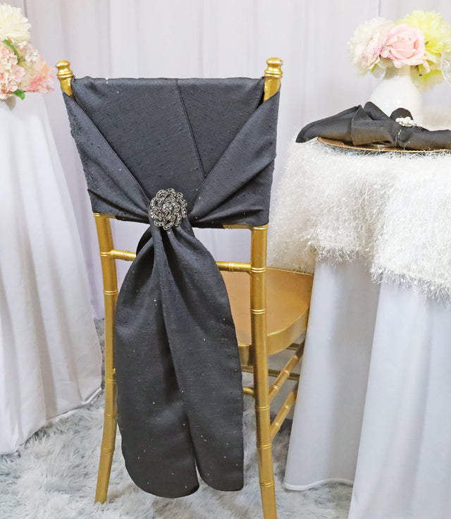 Sequin Chair Sash Sample