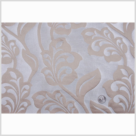 Cream Damask Poly