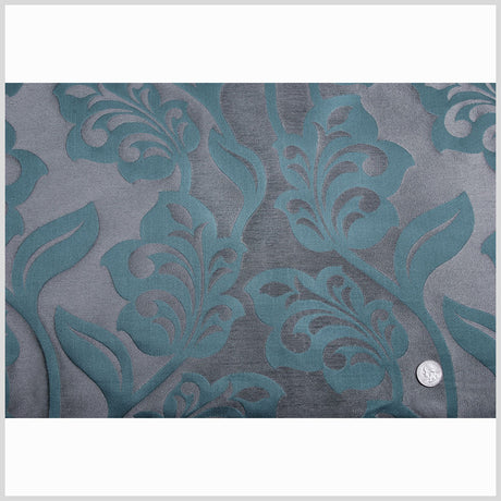 Petrol Damask Tone on Tone