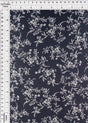 Floral Chiffon Navy Print Fabric