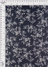 Floral Chiffon Navy Print Fabric