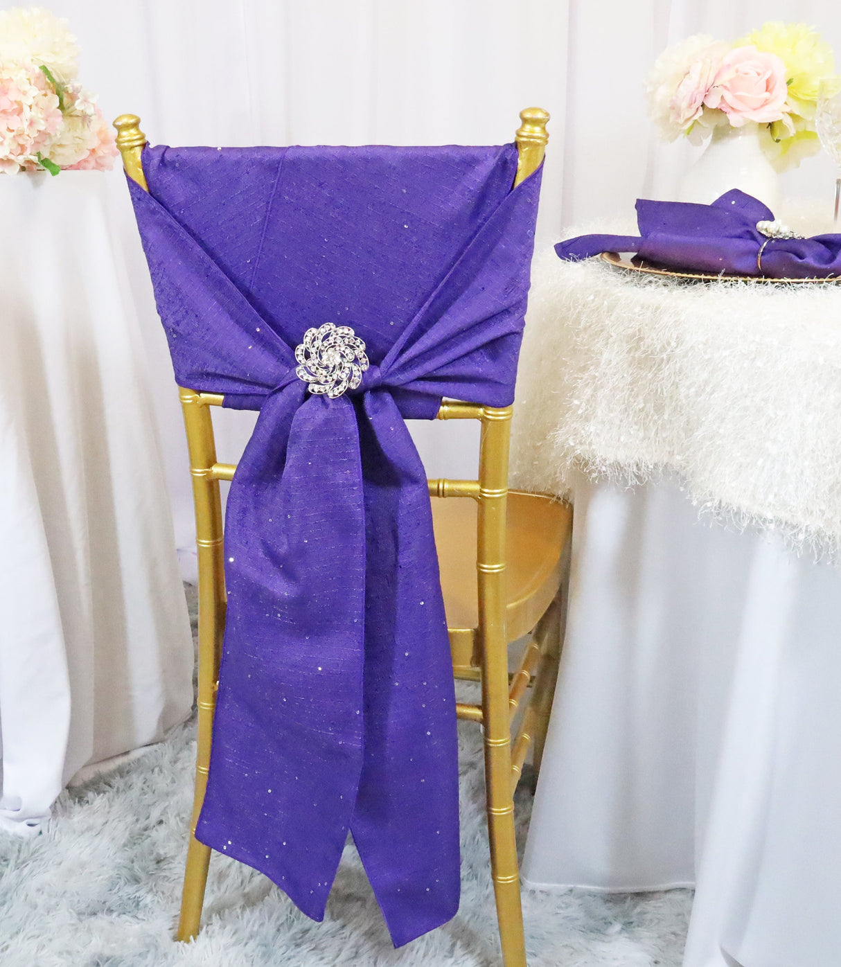 Sequin Chair Sashes
