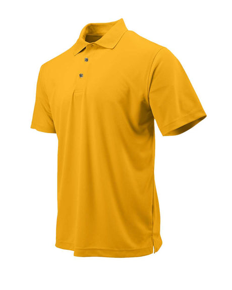 Front view of Paragon Youth Saratoga Performance Mini Mesh Polo Pack 12 for outdoor and active wear