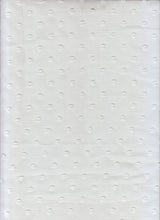 1 Yard Waffle Swiss Dot Chiffon Woven Fabric Textured Sheer Soft Drapery 59/60" Width