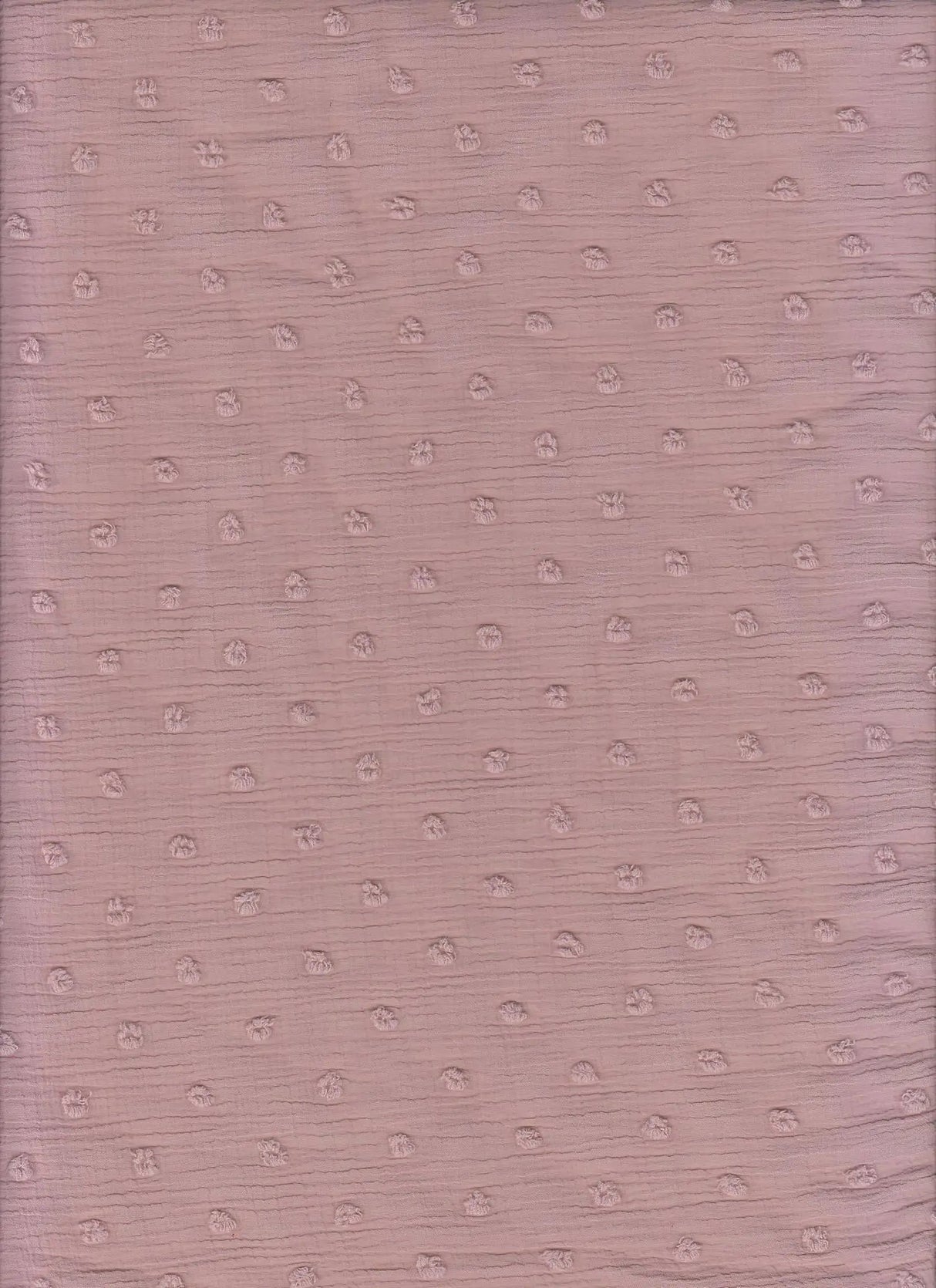 1 Yard Waffle Swiss Dot Chiffon Woven Fabric Textured Sheer Soft Drapery 59/60" Width