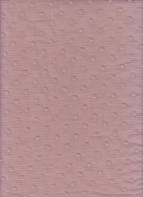 1 Yard Waffle Swiss Dot Chiffon Woven Fabric Textured Sheer Soft Drapery 59/60" Width