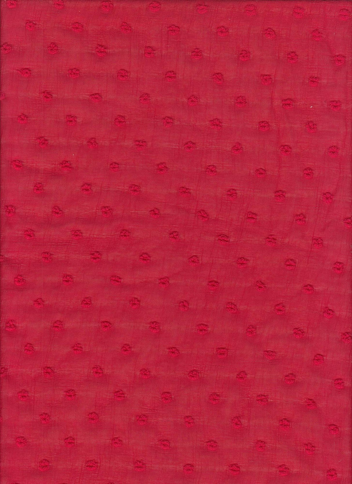 1 Yard Waffle Swiss Dot Chiffon Woven Fabric Textured Sheer Soft Drapery 59/60" Width