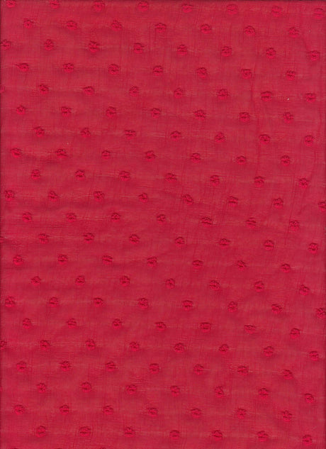 1 Yard Waffle Swiss Dot Chiffon Woven Fabric Textured Sheer Soft Drapery 59/60" Width