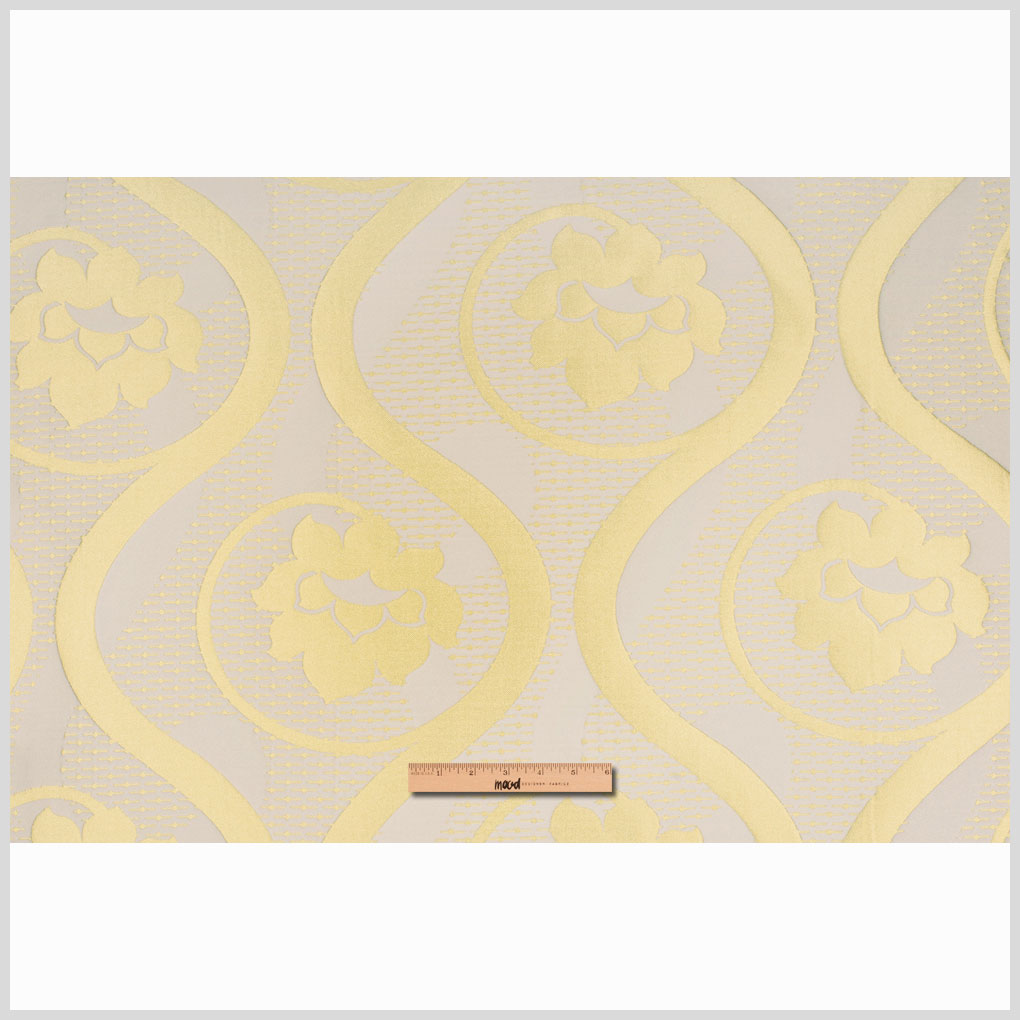 Beige Floral Poly