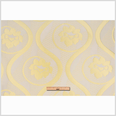 Beige Floral Poly