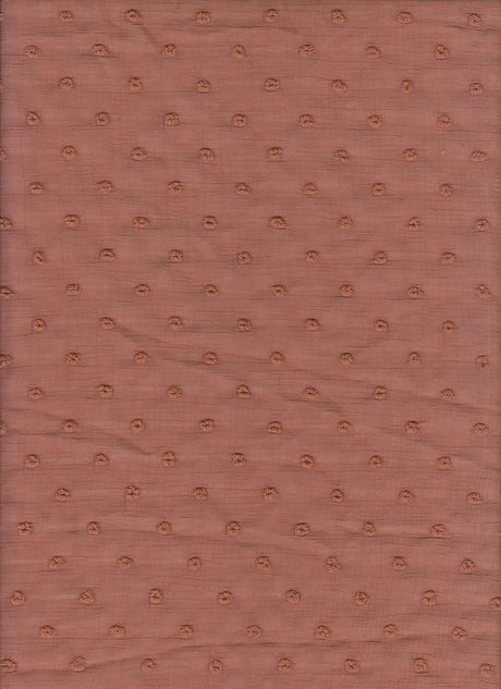 1 Yard Waffle Swiss Dot Chiffon Woven Fabric Textured Sheer Soft Drapery 59/60" Width