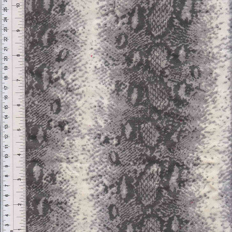 1 Yard Satin Snake Skin Print Fabric 100% Polyester, 57/58'' Wide