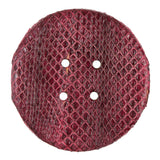Formula One Snakeskin Covered 4-Hole Button - 96L/61mm